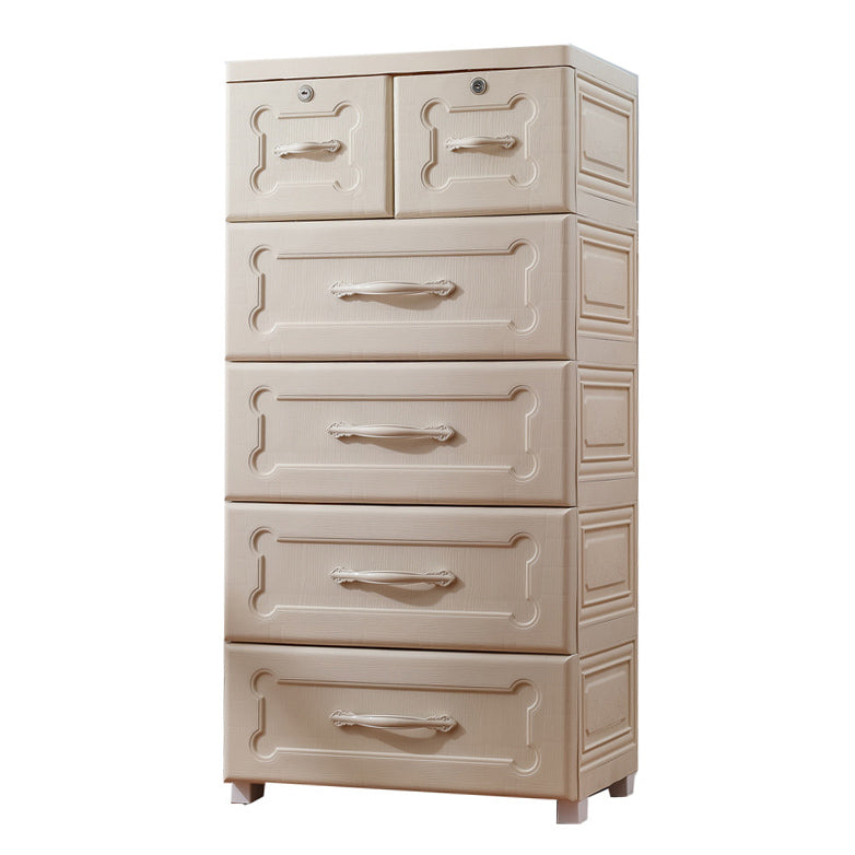 Armoire de rangement contemporaine avec des jambes Armoire non conservatrice en plastique