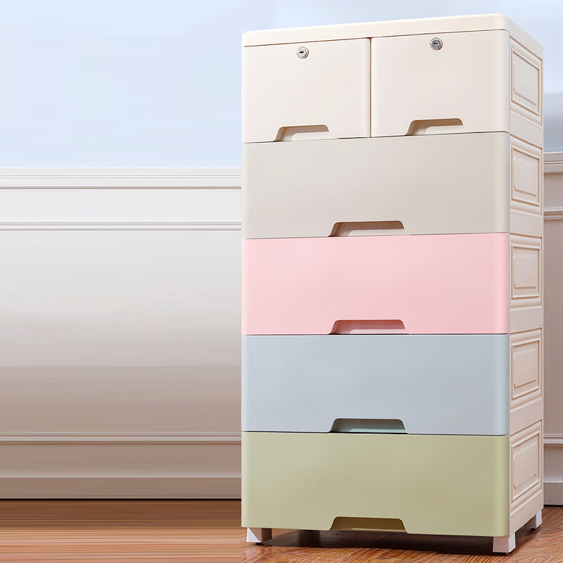 Armoire de rangement contemporaine avec des jambes Armoire non conservatrice en plastique