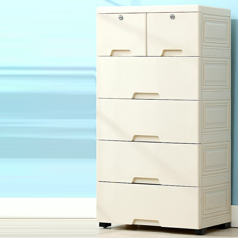 Armoire de rangement contemporaine avec des jambes Armoire non conservatrice en plastique