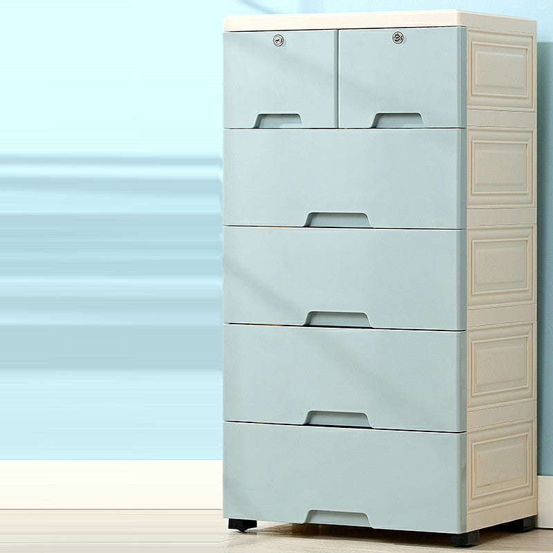 Armoire de rangement contemporaine avec des jambes Armoire non conservatrice en plastique