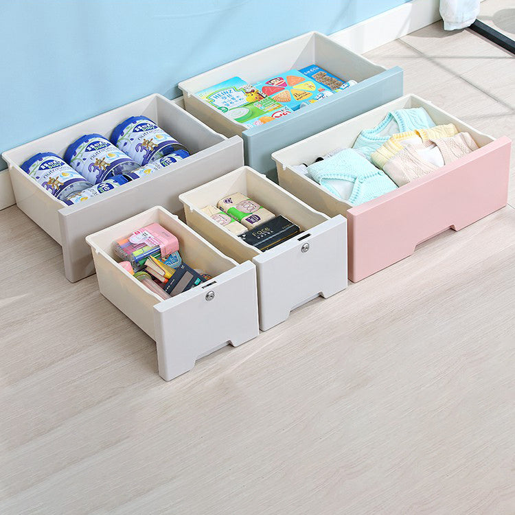 Armoire de rangement contemporaine avec des jambes Armoire non conservatrice en plastique