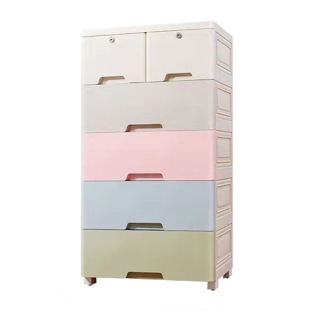 Armoire de rangement contemporaine avec des jambes Armoire non conservatrice en plastique