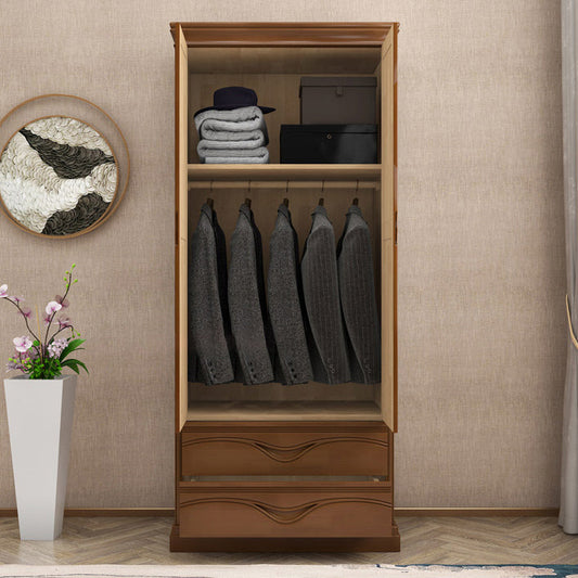 Armoire en caoutchouc avec armoire de rangement traditionnelle canne à vêtements avec tiroirs