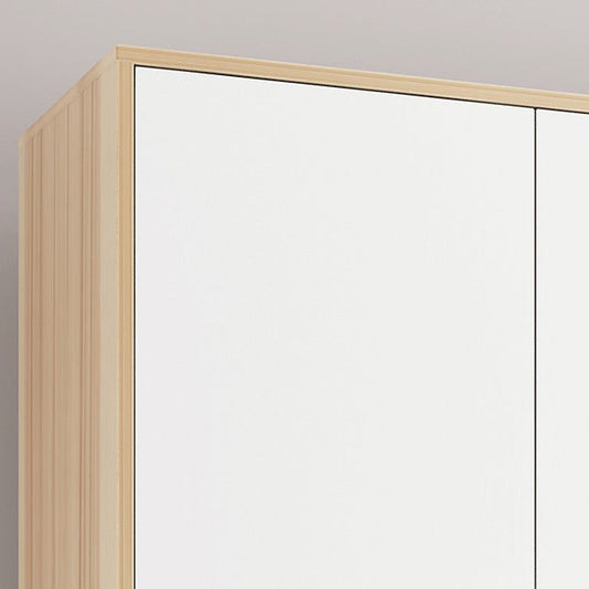 Armoire de rangement intérieure contemporaine armoire finale mate avec des jambes en bois