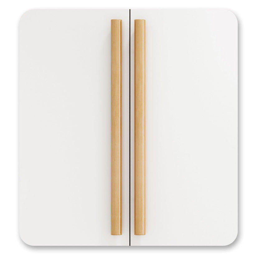 Armoire de rangement intérieure contemporaine armoire finale mate avec des jambes en bois