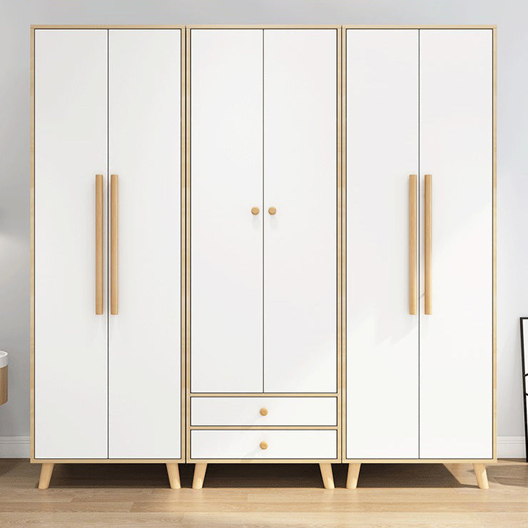 Armoire de rangement intérieure contemporaine armoire finale mate avec des jambes en bois