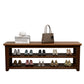 Modern Rubber Wood Bench Rectangle 15"Wide Accent Bench with Shoe Storage Clearhalo 'Benches' 'Chairs & Seating' 'furn' 'furn_benches' 'Furniture' 'Living Room Furniture' 6250158