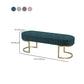 15.6-inch Width Modern Seating Bench Cushioned Metal Solid Color Bench Clearhalo 'Benches' 'Chairs & Seating' 'furn' 'furn_benches' 'Furniture' 'Living Room Furniture' 6250217