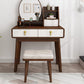 Vanity scandinavo Vanity Set Vanity con 3 cassetti e specchio