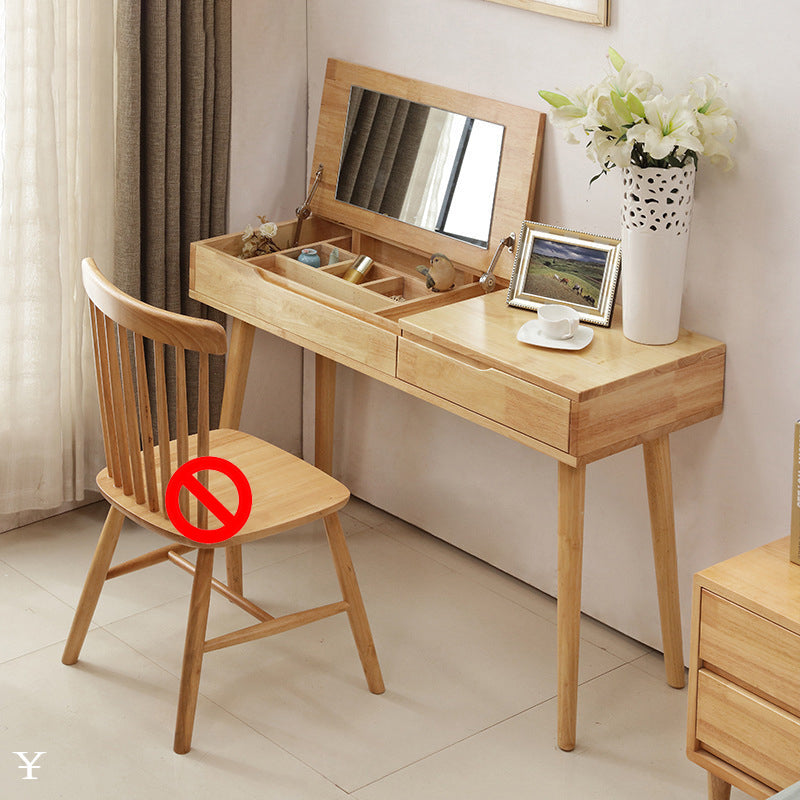 Trucco scandinavo Vanity 17.71 "tavoli da vanità larghi con 1 cassetto