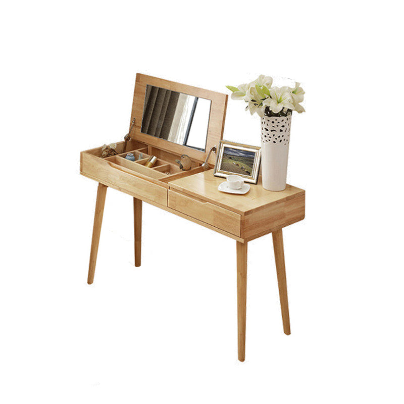 Trucco scandinavo Vanity 17.71 "tavoli da vanità larghi con 1 cassetto