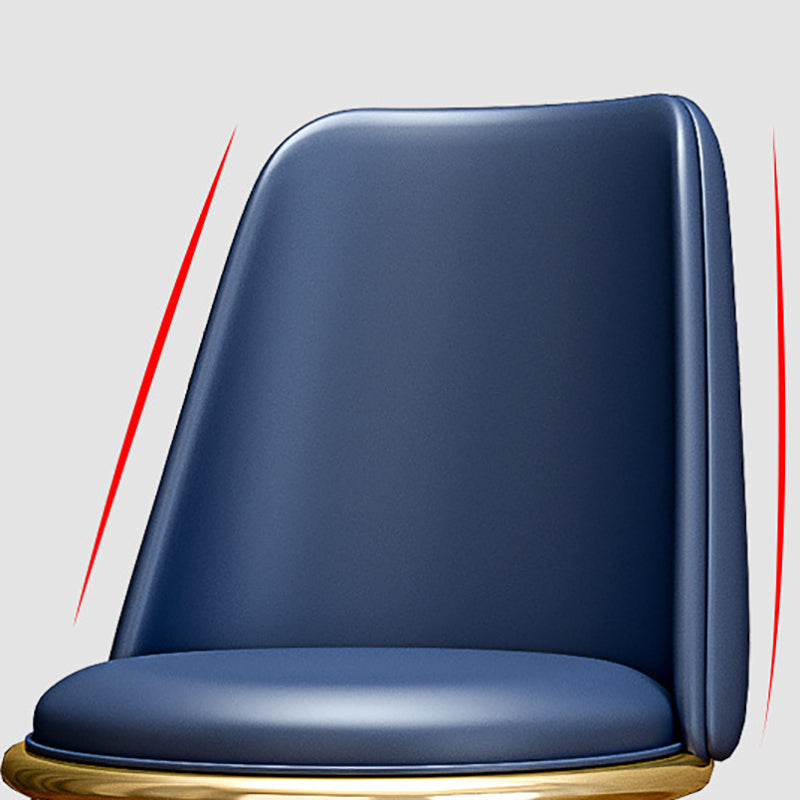 Upholstered Lounge Chair Armless Vanity Chair with Gold Tone Legs Clearhalo 'Accent Chairs' 'accent_chairs' 'Chairs & Seating' 'furn' 'furn_accent_chairs' 'Furniture' 'Living Room Furniture' 6252868