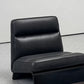 Faux Leather Parsons Chair Armless Chair for Bedroom, 31.49" Wide