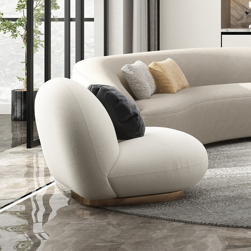 32,67 "Laisseur de large chaise de laine incluse chaise pour le salon