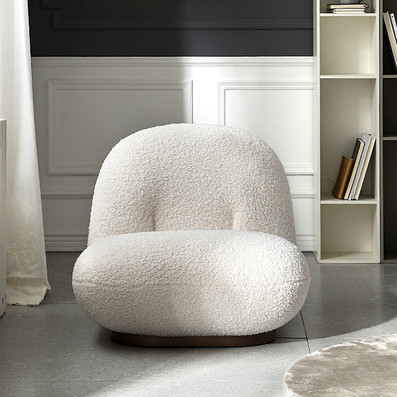 32,67 "Laisseur de large chaise de laine incluse chaise pour le salon