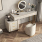 Glam Stone Top Vanity Makeup Table Set Wooden 5-Drawers Dressing Table Clearhalo 'Bedroom Furniture' 'furn' 'furn_makeup_vanities' 'Furniture' 'Makeup Vanities' 'makeup_vanities' 6252997