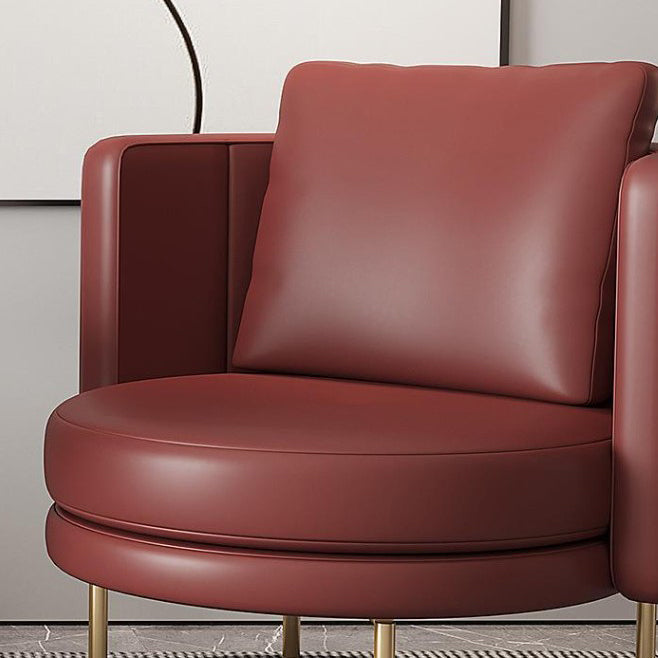 27.55" Wide Parsons Chair Armless Chair with Pillow Back for Living Room Clearhalo 'Accent Chairs' 'accent_chairs' 'Chairs & Seating' 'furn' 'furn_accent_chairs' 'Furniture' 'Living Room Furniture' 6253023