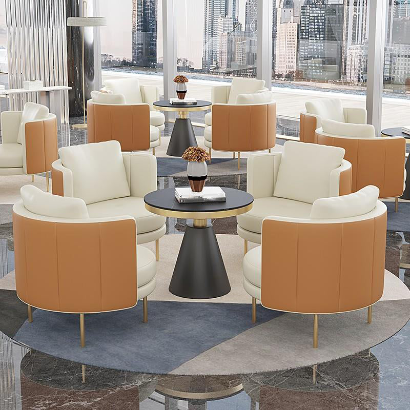 27.55" Wide Parsons Chair Armless Chair with Pillow Back for Living Room Clearhalo 'Accent Chairs' 'accent_chairs' 'Chairs & Seating' 'furn' 'furn_accent_chairs' 'Furniture' 'Living Room Furniture' 6253025