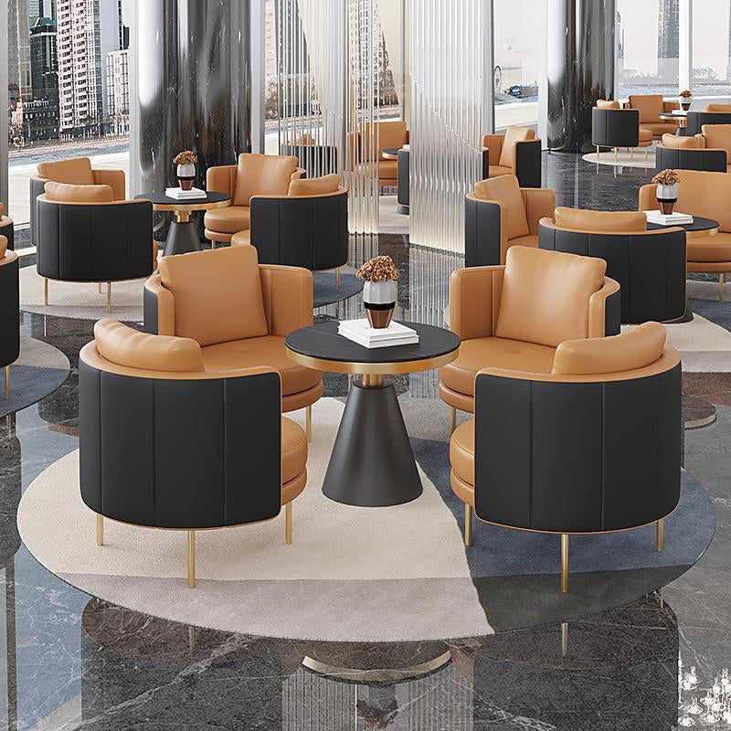 27.55" Wide Parsons Chair Armless Chair with Pillow Back for Living Room Clearhalo 'Accent Chairs' 'accent_chairs' 'Chairs & Seating' 'furn' 'furn_accent_chairs' 'Furniture' 'Living Room Furniture' 6253026