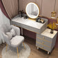 Glam Vanity Table Stone Top 15.75" W Makeup Desk with Drawers Clearhalo 'Bedroom Furniture' 'furn' 'furn_makeup_vanities' 'Furniture' 'Makeup Vanities' 'makeup_vanities' 6253031