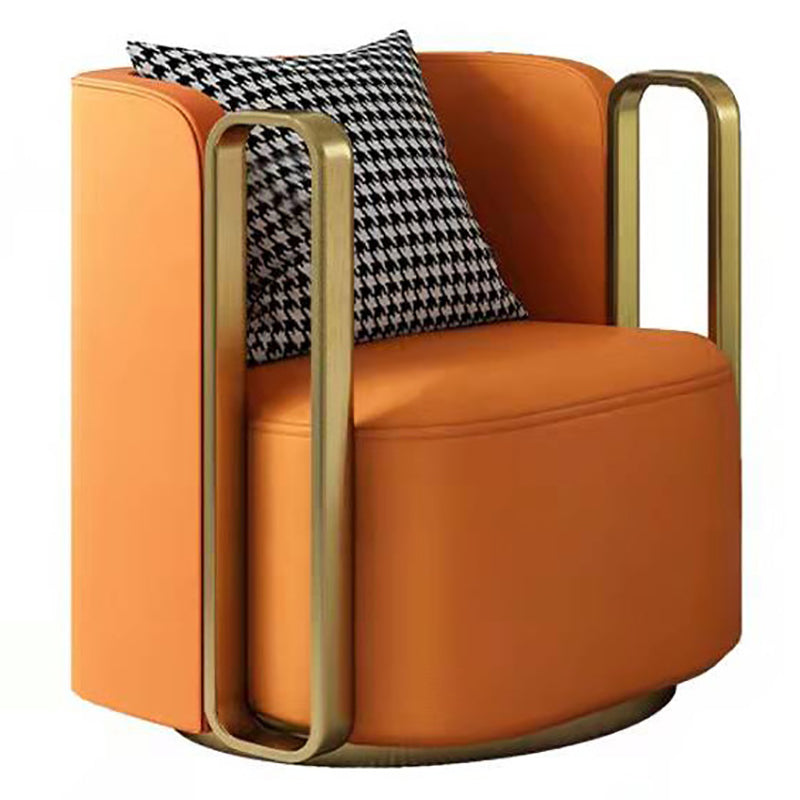 28.34" Wide Barrel Accent Chair Arms Included Barrel Chair for Living Room Clearhalo 'Accent Chairs' 'accent_chairs' 'Chairs & Seating' 'furn' 'furn_accent_chairs' 'Furniture' 'Living Room Furniture' 6253062