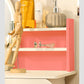 Modern Makeup Vanity Desk with Mirror and Storage Shelves, 47.25"