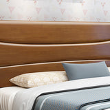 Lettino tradizionale in legno in legno massiccio letto letto con pedana