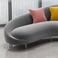 Contemporary Velvet Sloped Arms Sofa with Tight Back for Livingroom Clearhalo 'furn' 'furn_sofas' 'Furniture' 'Living Room Furniture' 'Sofa' 'sofas' 6253685