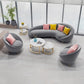 Contemporary Velvet Sloped Arms Sofa with Tight Back for Livingroom Clearhalo 'furn' 'furn_sofas' 'Furniture' 'Living Room Furniture' 'Sofa' 'sofas' 6253688