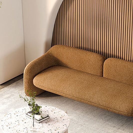 Zeitgenössischer Wollsofa Standard Sofa Square Arm Sofa für Wohnzimmer
