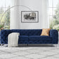 Contemporary Tufted Back Sofa with Tuxedo Arm for Livingroom