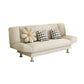 29.52" H Linen Armless Convertible Sleeper Sofa for Living Room