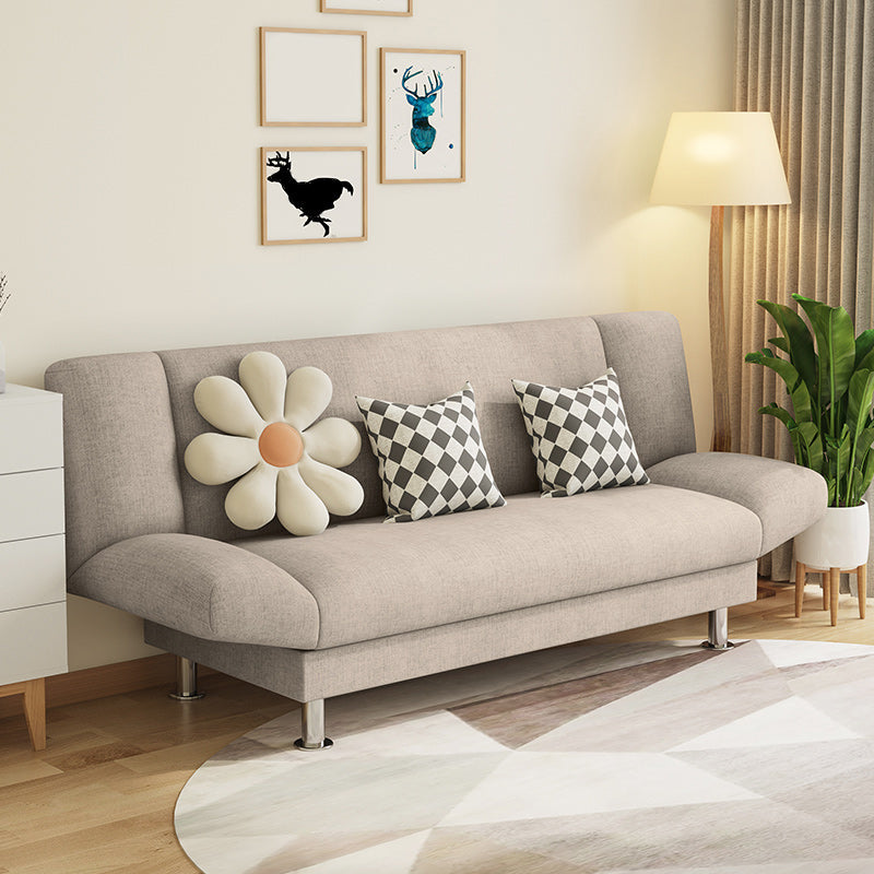 29.52 "h en lin lin sans bras convertible canapé-lit pour le salon