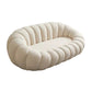 Modern 27.55" H Wool Sewn Pillow Back Slope Arm Sofa for Apartment