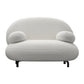 Moderne 27,55 "H weiße Wolle Kissen Top Arm Sofa für Wohnzimmer