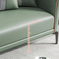 Contemporary Tuxedo Arm Sofa with Tight Back and 2 Pillows for Apartment