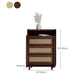 25.6" W Rattan Accent Chest in Rubberwood with Storage Drawers Clearhalo 'Cabinets & Chests' 'cabinets_chests' 'furn' 'furn_cabinets_chests' 'Furniture' 'Living Room Furniture' 6253951