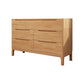 15.7" D Mid-Century Modern Chest Drawers Included Accent Chest in Oak