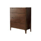 15.7" D Mid-Century Modern Chest Drawers Included Accent Chest in Oak
