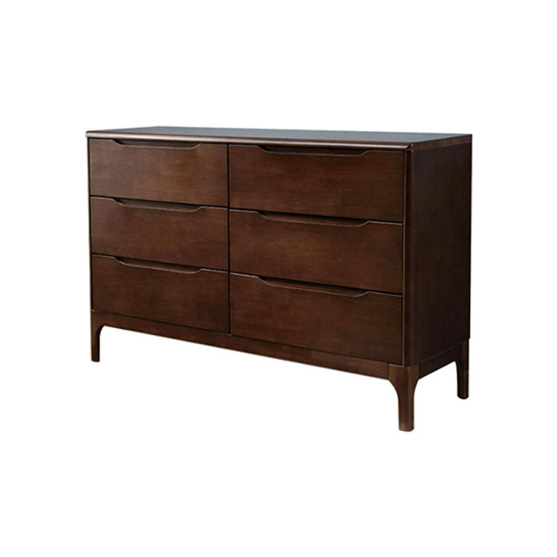 15.7" D Mid-Century Modern Chest Drawers Included Accent Chest in Oak