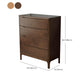15.7" D Mid-Century Modern Chest Drawers Included Accent Chest in Oak