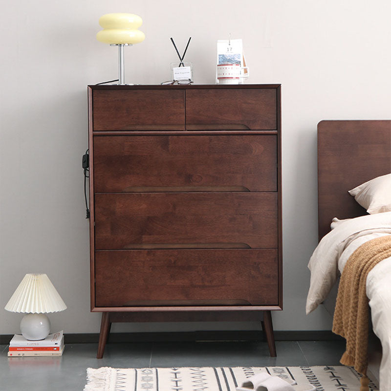 Cassetto in legno massiccio della metà secolo 29,5 "cassetti larghi includevano il torace