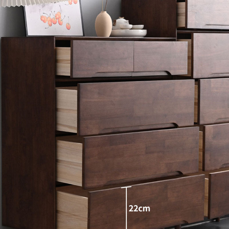 Cassetto in legno massiccio della metà secolo 29,5 "cassetti larghi includevano il torace