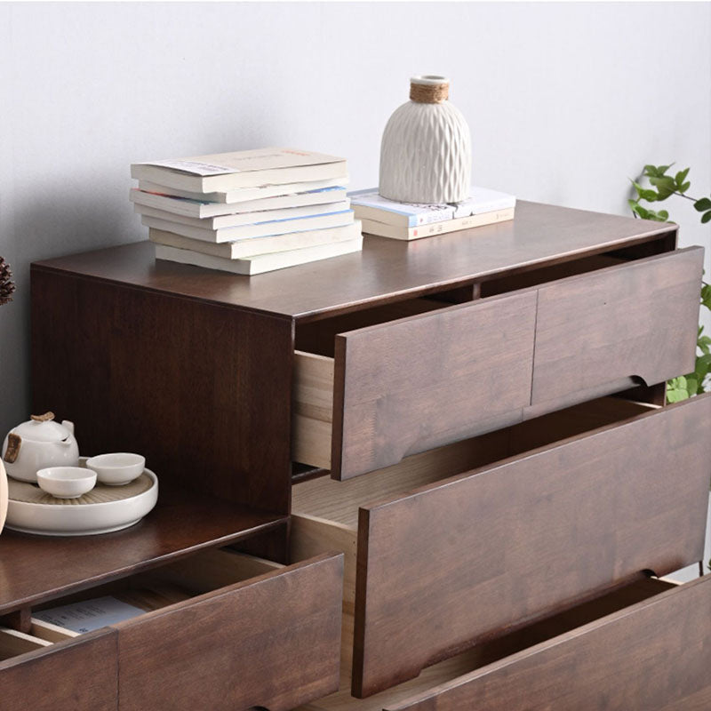 Cassetto in legno massiccio della metà secolo 29,5 "cassetti larghi includevano il torace