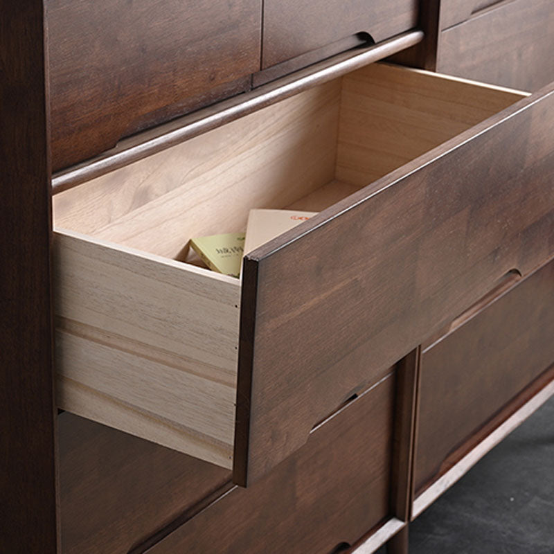 Cassetto in legno massiccio della metà secolo 29,5 "cassetti larghi includevano il torace