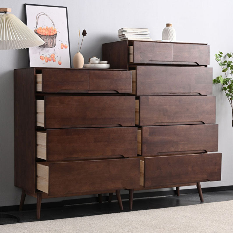 Cassetto in legno massiccio della metà secolo 29,5 "cassetti larghi includevano il torace