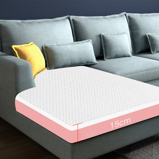 Tessuto blu sezionale con cuscini in stile moderno a forma di l sezionale