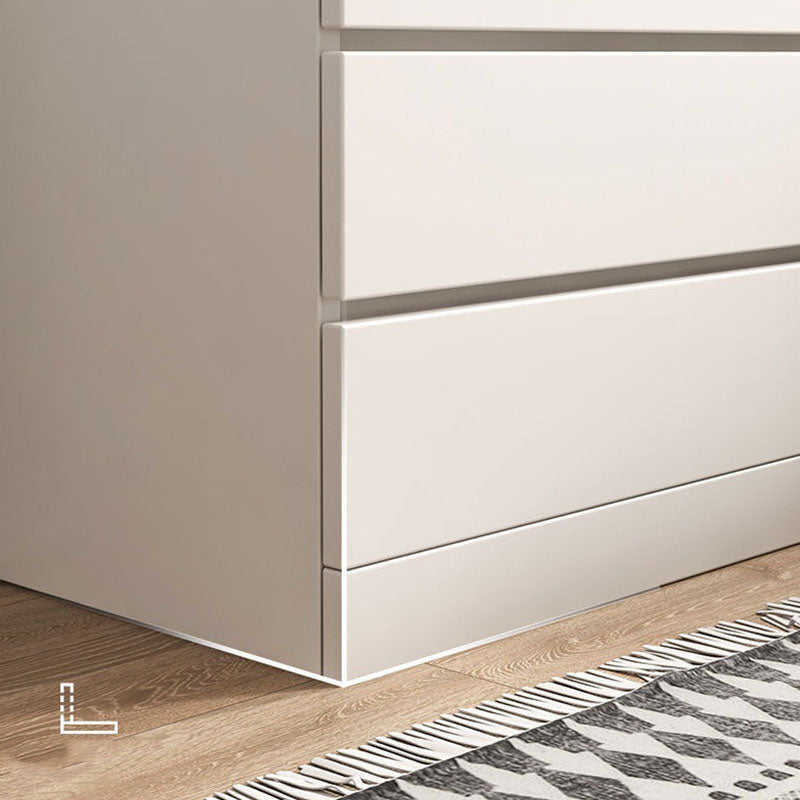 Coffre d'accentuation en bois contemporain de 42,9 pouces de haut avec 6 tiroirs