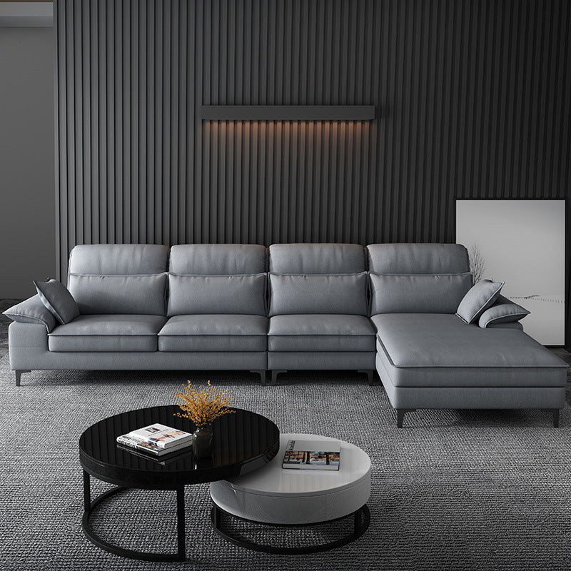 Section moderne de 4 places 138,58 "de large en tissu de large sectionnelle