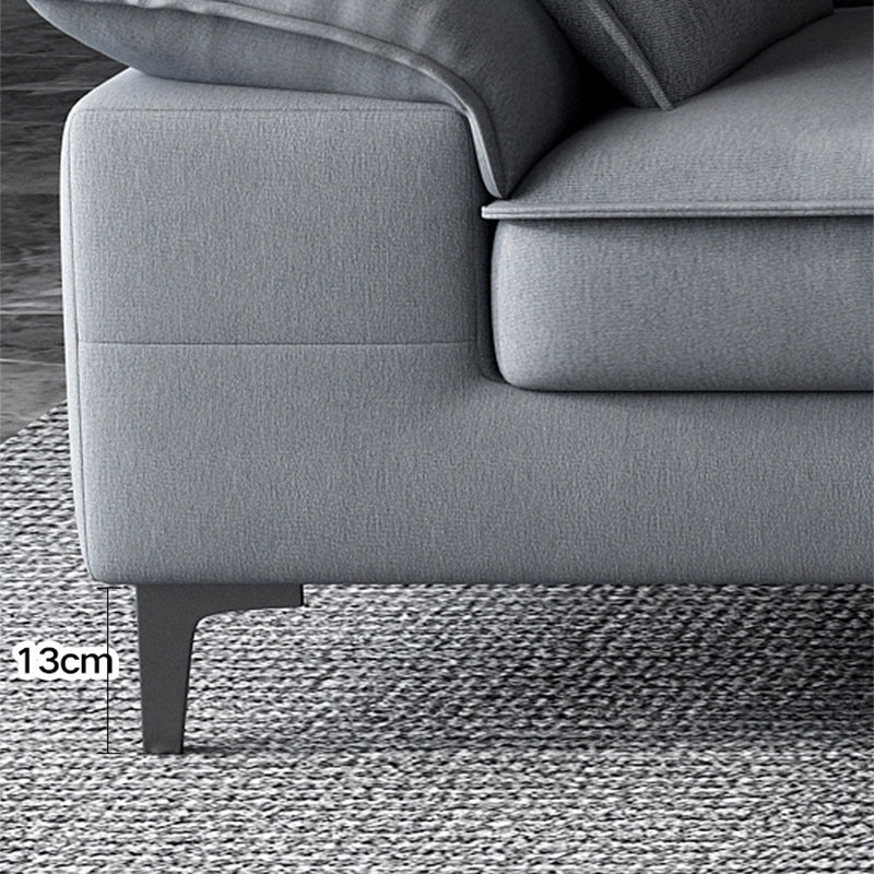 Section moderne de 4 places 138,58 "de large en tissu de large sectionnelle